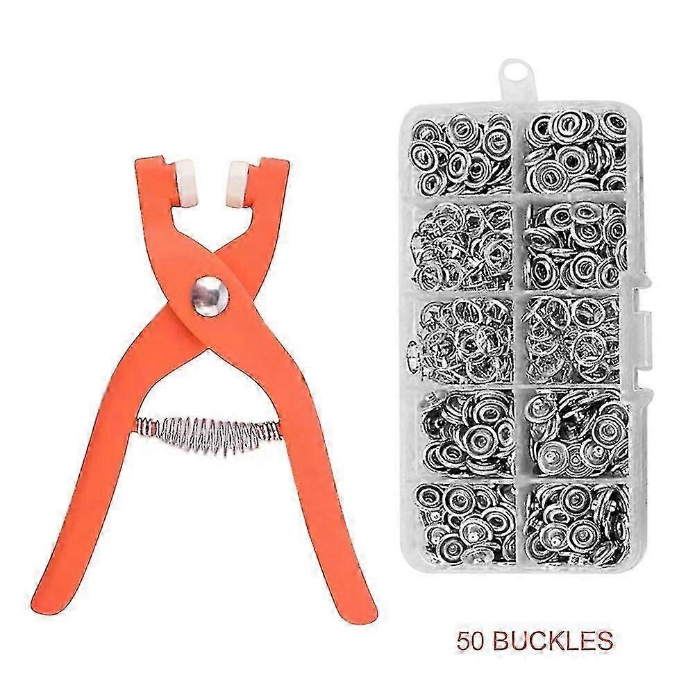 Five Claw Buckle Plier Set with Snaps Buttons Durable Fast Snaps Fixed Tool for Sofa Cushion