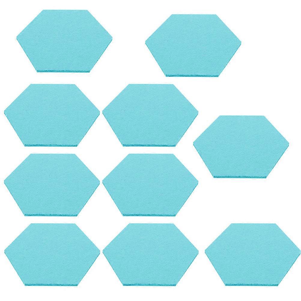 Tableau d’affichage en feutre Skyblue pour la maison Tableau d’affichage créatif avec fonction mémo 10 pièces