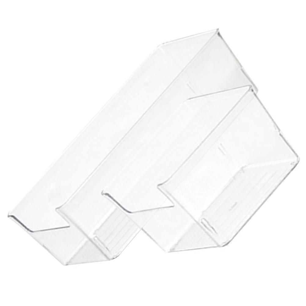 Acrylic Transparent Drawer Organizer for Storage Use Strong and Fits Any Drawer 2pcs