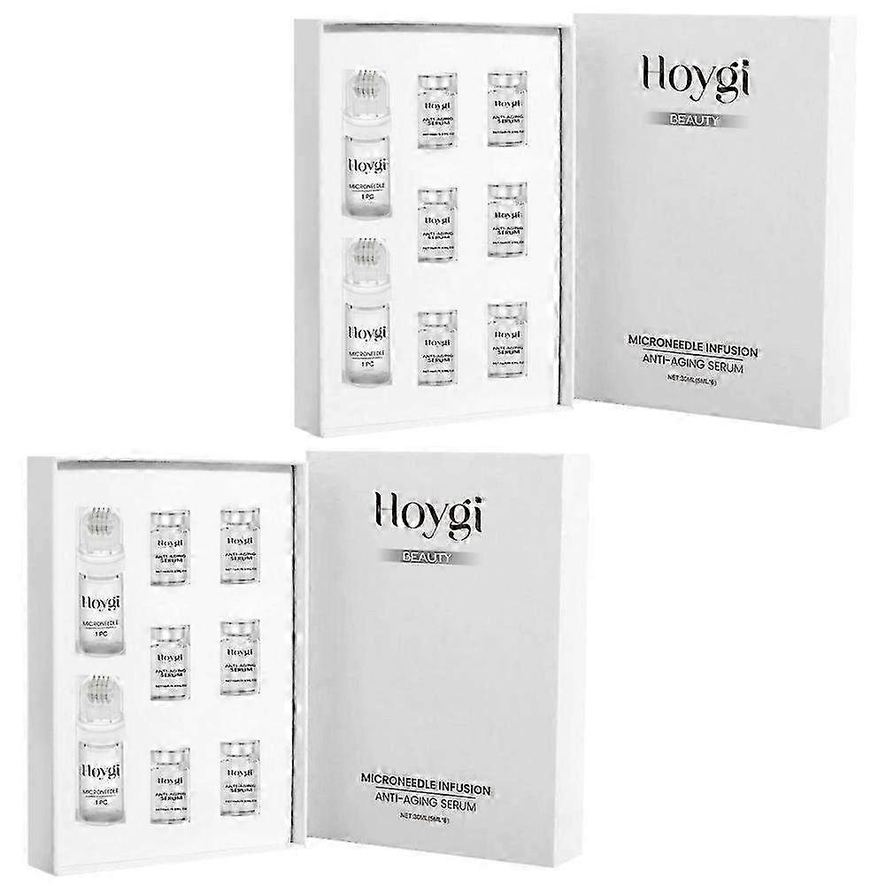 Micro Needling Kit for Face with Anti-Aging Serum, Microneedling Roller Infusion System to Smooth Wrinkles & Improve Skin Texture, Derma Roller for Sk