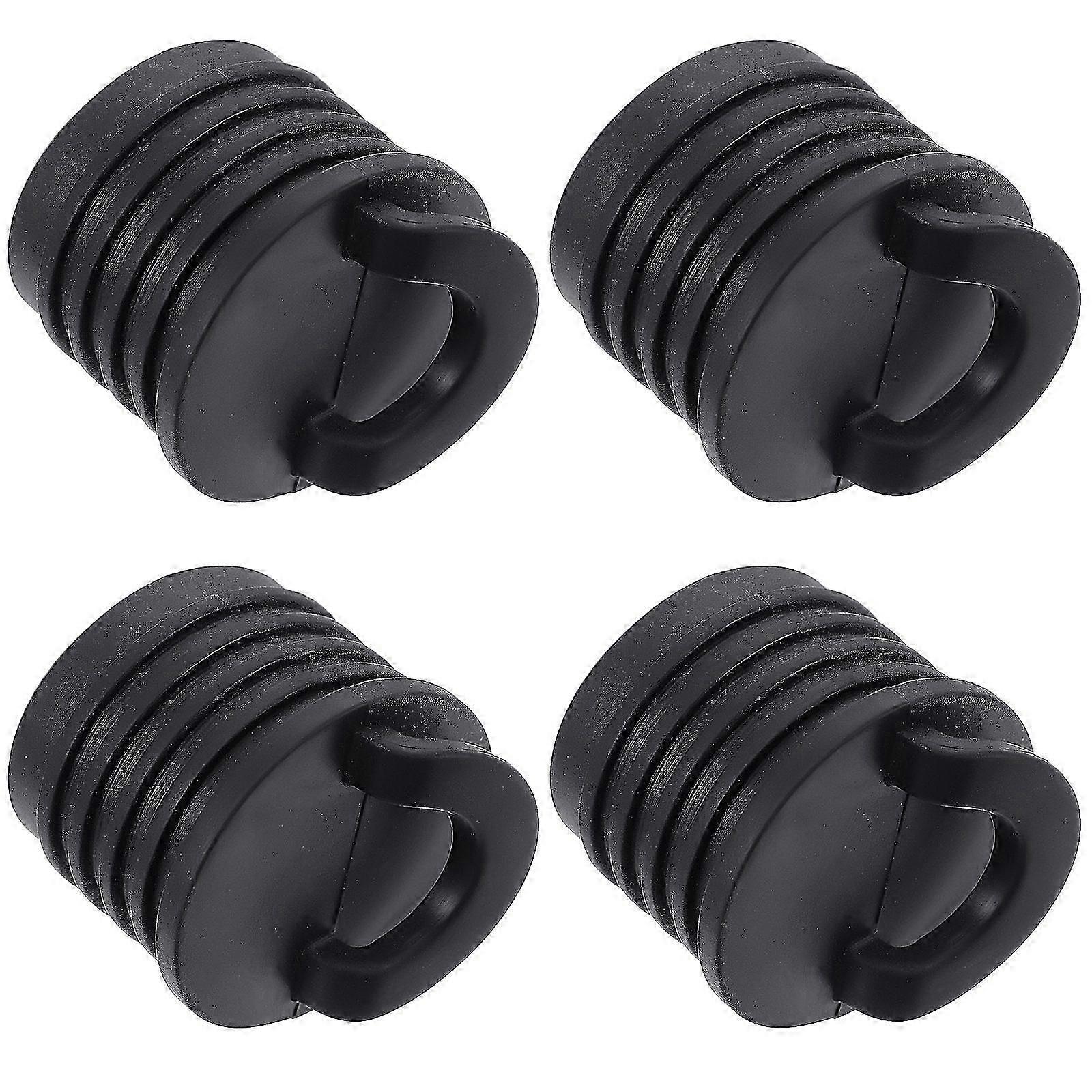 4pcs Universal Kayak Scupper Plug Plastic Drain Plug Canoe Drain Hole Stopper