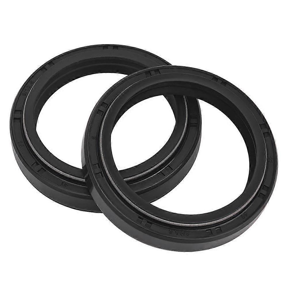 Motorcycle Fork Oil Seal 41x53x8, 2 Pairs, Front Fork Seal GSF600 Compatible