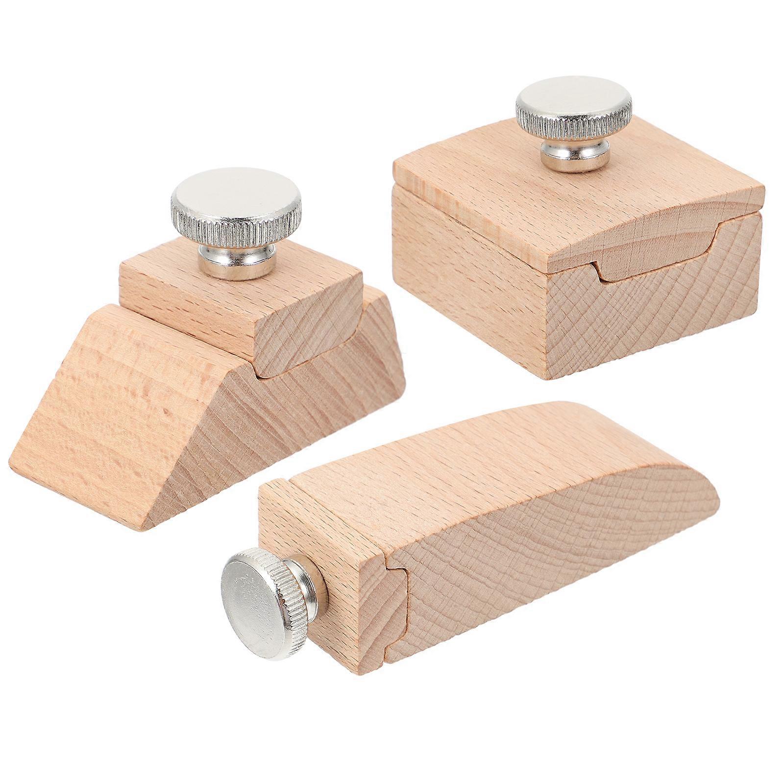 Craft Sanding Block Made of Synthetic Material Beige Color for Grinding Use 3PCS