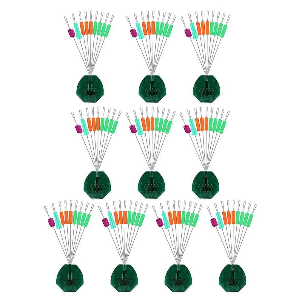 חרוזי דיג 10 יחידות חרוזי פקק אביזרים קלים לדיג אגם ירוק גומי קו לעצור