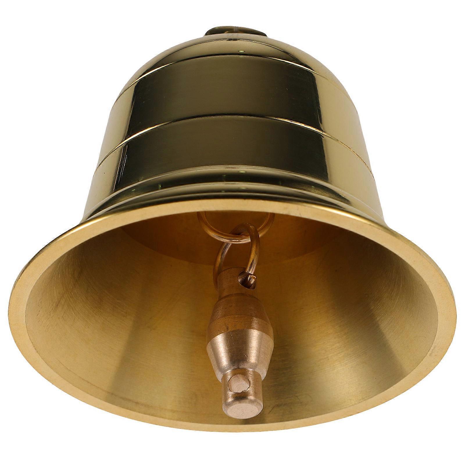 Vintage Small Craft Bells Golden Decoration For Home Office Use 2.8×2.8×2.7in 2Pcs