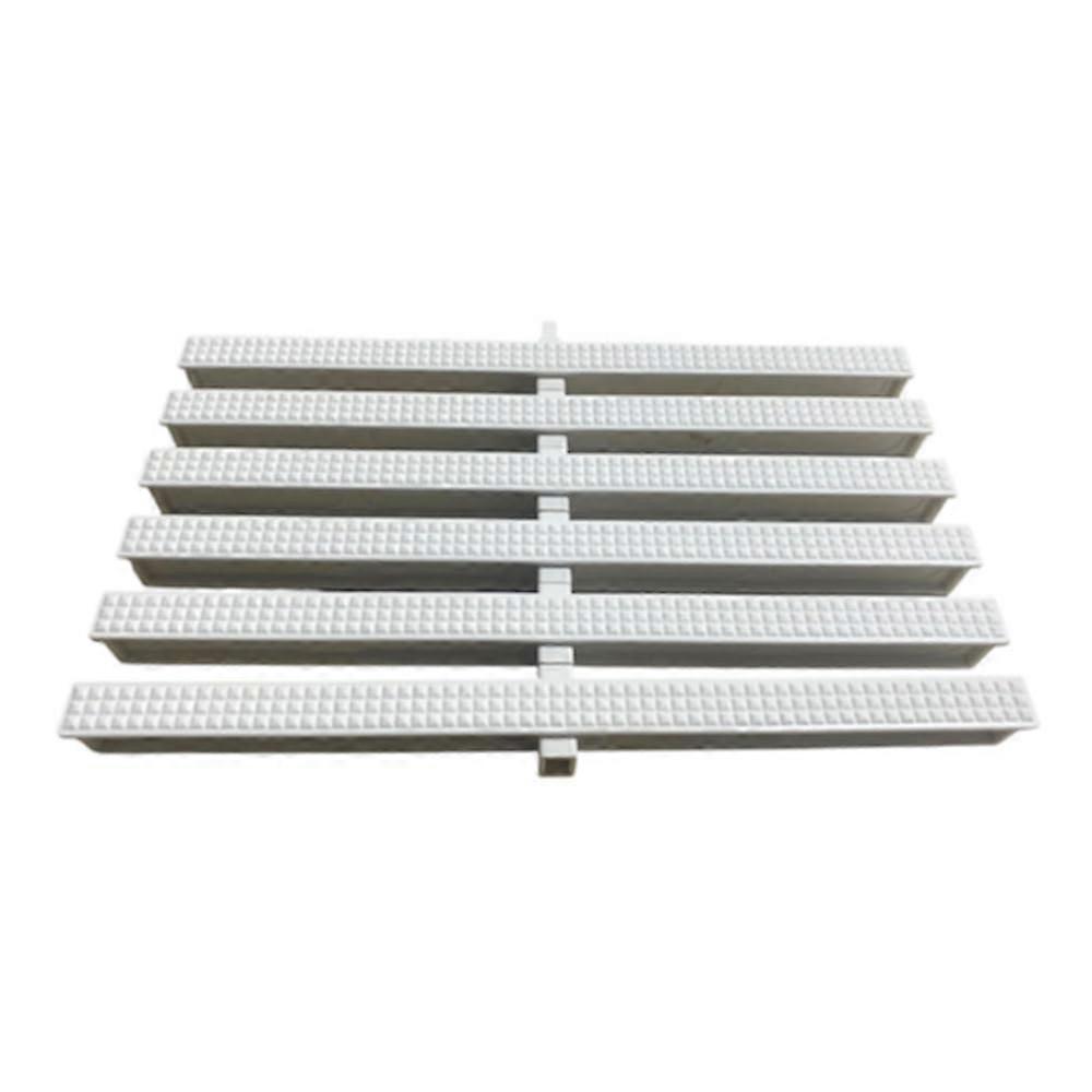 Overflow grid for swimming pools, durable ABS channel grid, drain cover, shower channel filter grid for commercial pool decks, 30cm