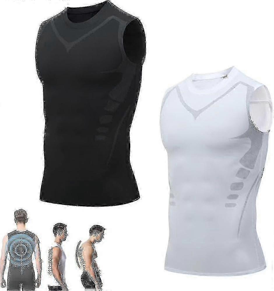 Men's Chest Shaping Compression Top for Muscle Support & Development
