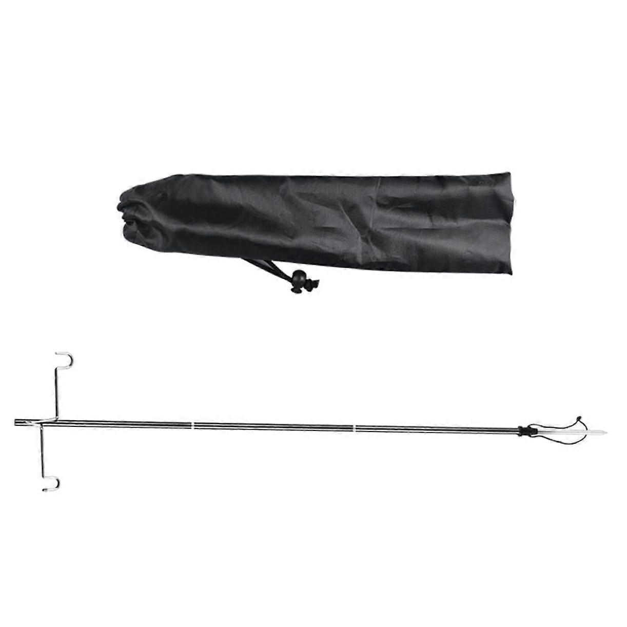 Outdoor Lamp Rack for Camping, Sturdy Aluminum Lamp Stand, Portable and Easy to Set Up for Tent Lights and Outdoor Activities