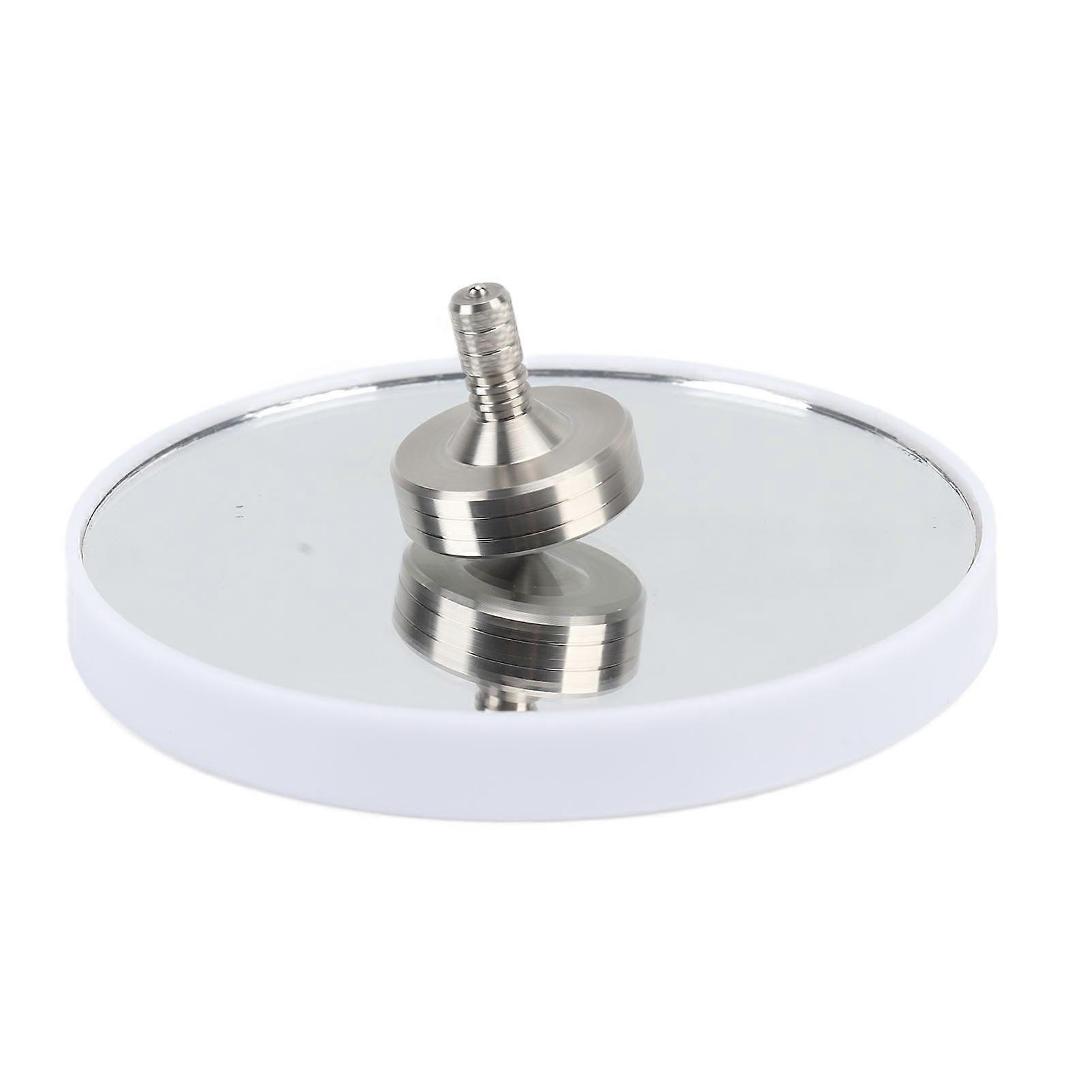 Stress Relief Fingertip Gyroscope Men Women Office Metal ADHD Rotating Gyroscope Toy with Mirror