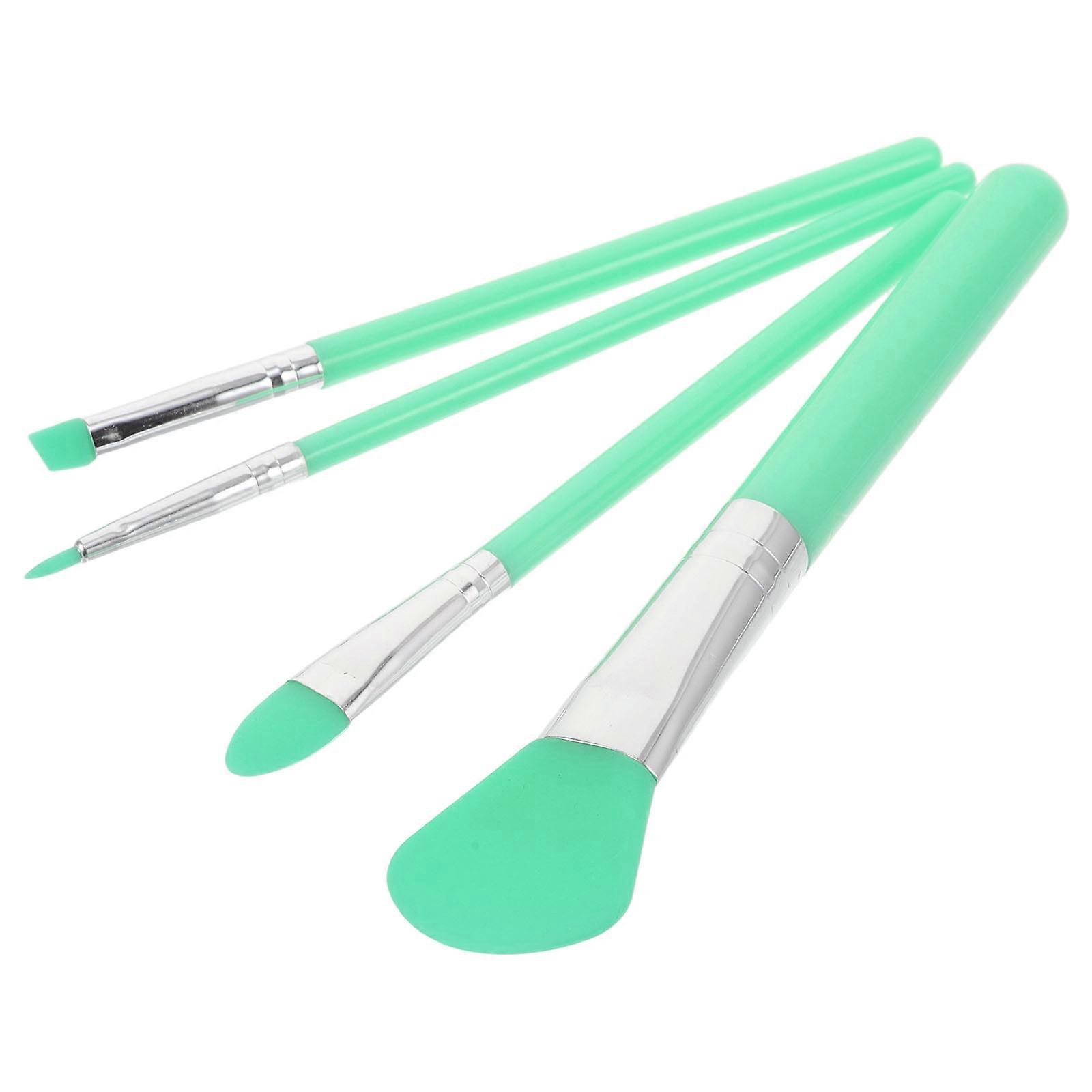 Hemoton 1 Set Professional Eyeshadow Brushes Silicone Lip Brush Travel Makeup Brush Small Eyeshadow Brush For Precise Application