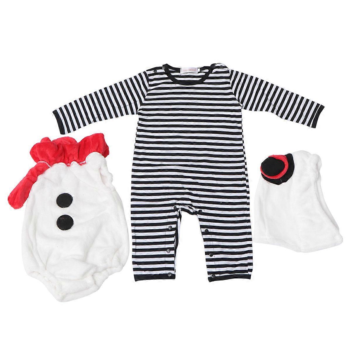 Baby Snowman Outfit, Breathable Fabric Jumpsuit Suitable for Playing and Floor Walking