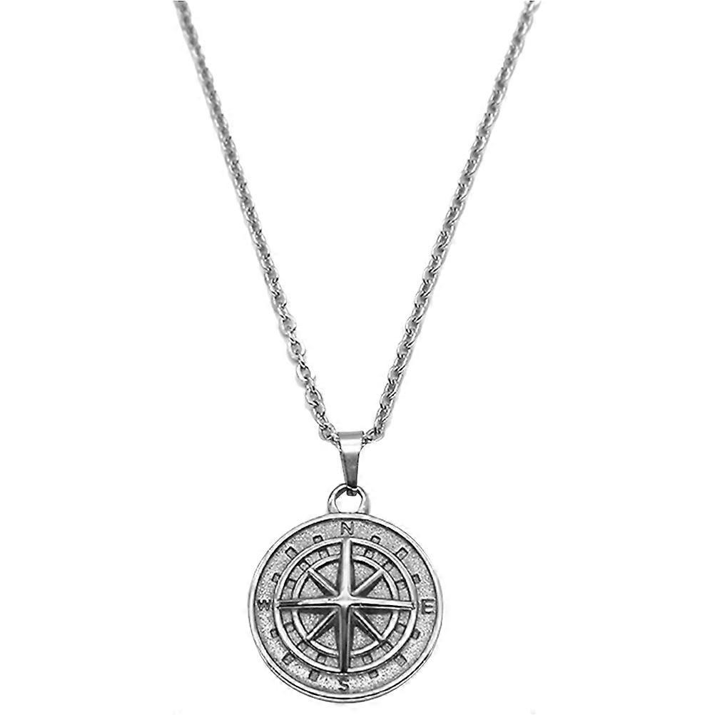 Retro Compass Matching Necklace, Combining Elegance and Practicality for Modern Wear