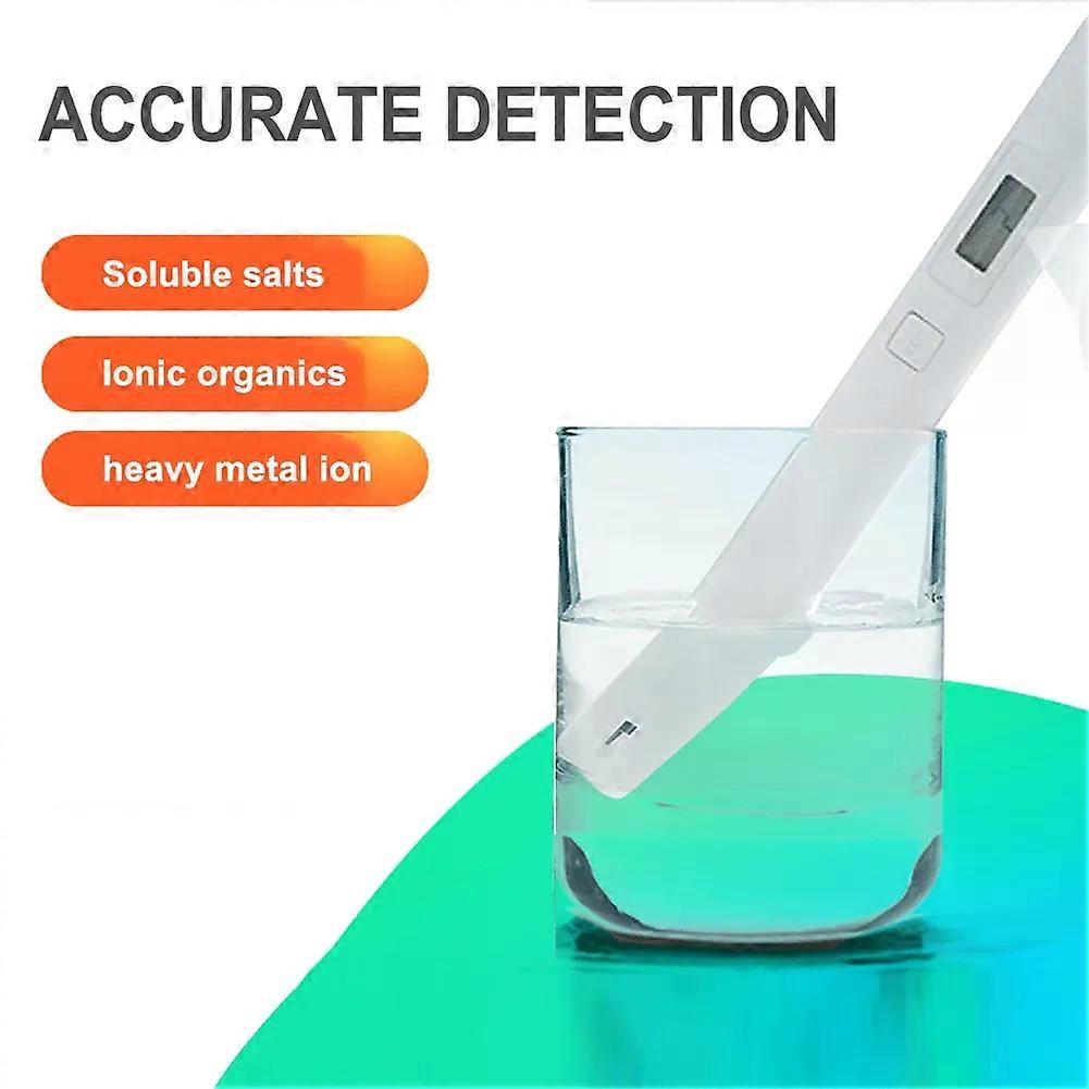 LCD Display Automatic Water Quality Calibration Pen Test Pen All Dissolved Solids PH Tester Meter Water Quality Monitor