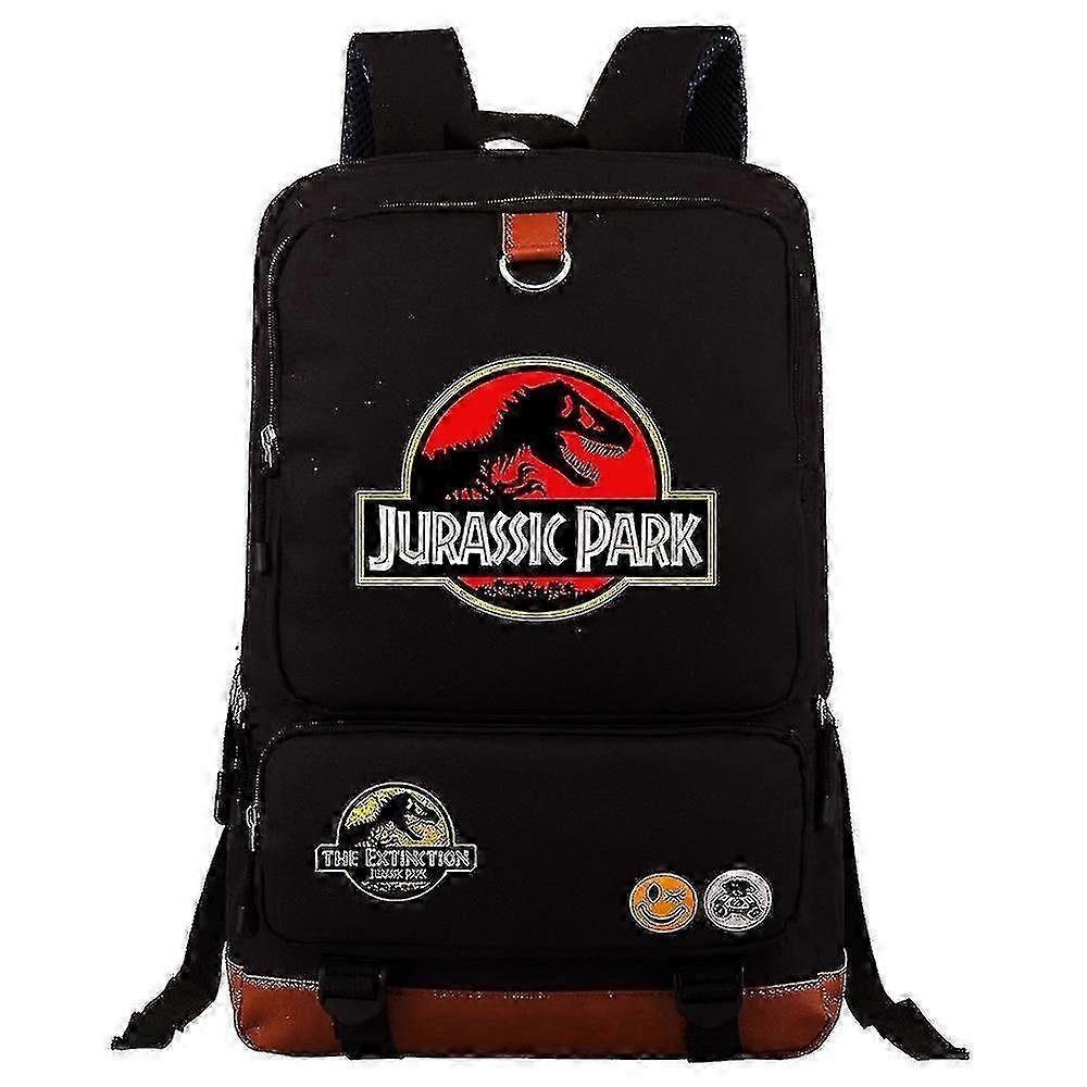 Premium Jurassic World Backpack - Secure Laptop Holder & Adjustable Straps for UK Comfort