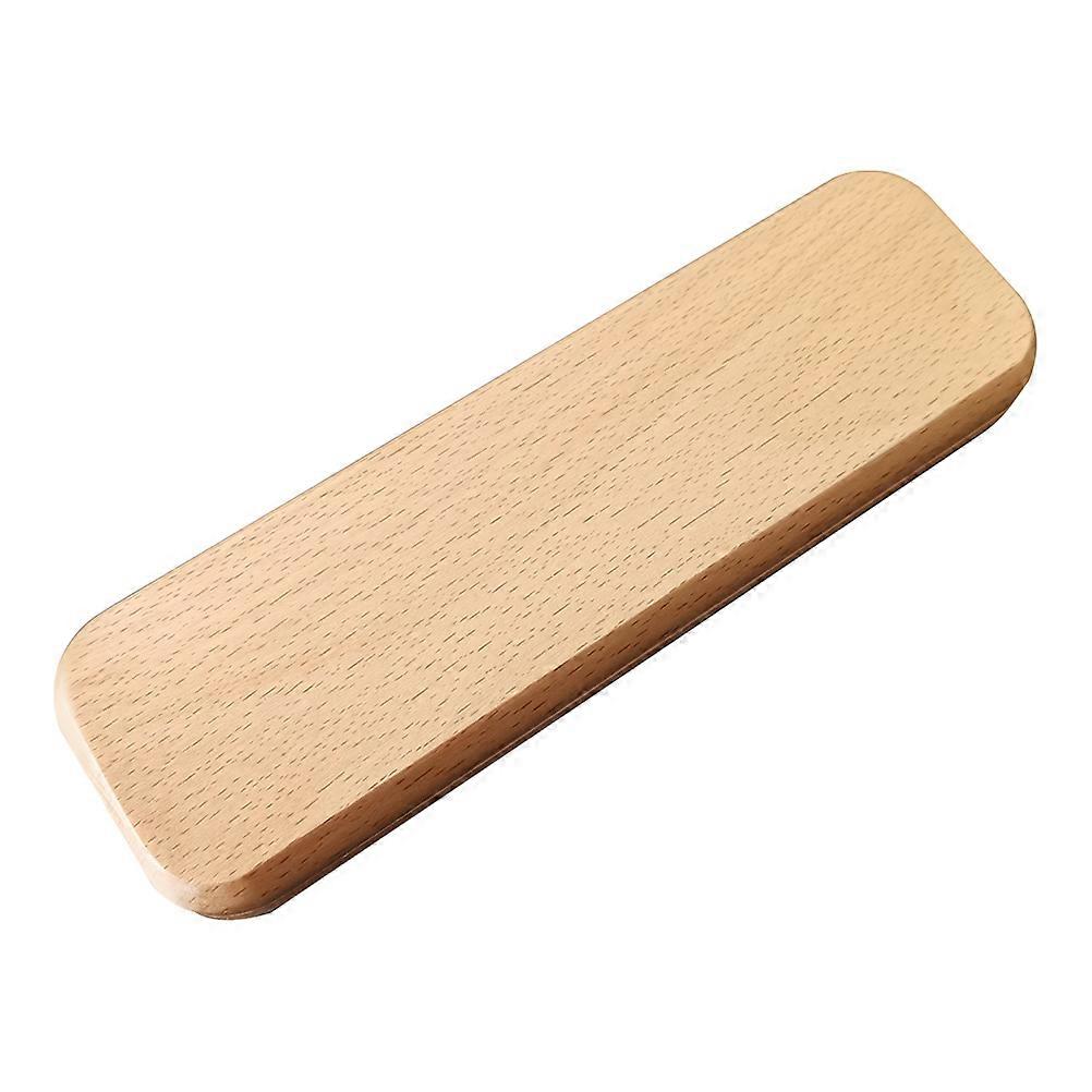 Chocolate Timber Pen Box for Storage Use Elegant Office Supplies with Durable Retro Design 1Pc