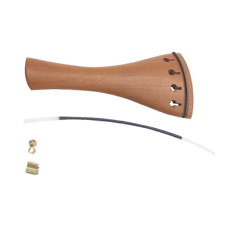 1 Set Violin String Board with Tail Rope for 3/4 to 4/4 Violin Accessories Light Brown