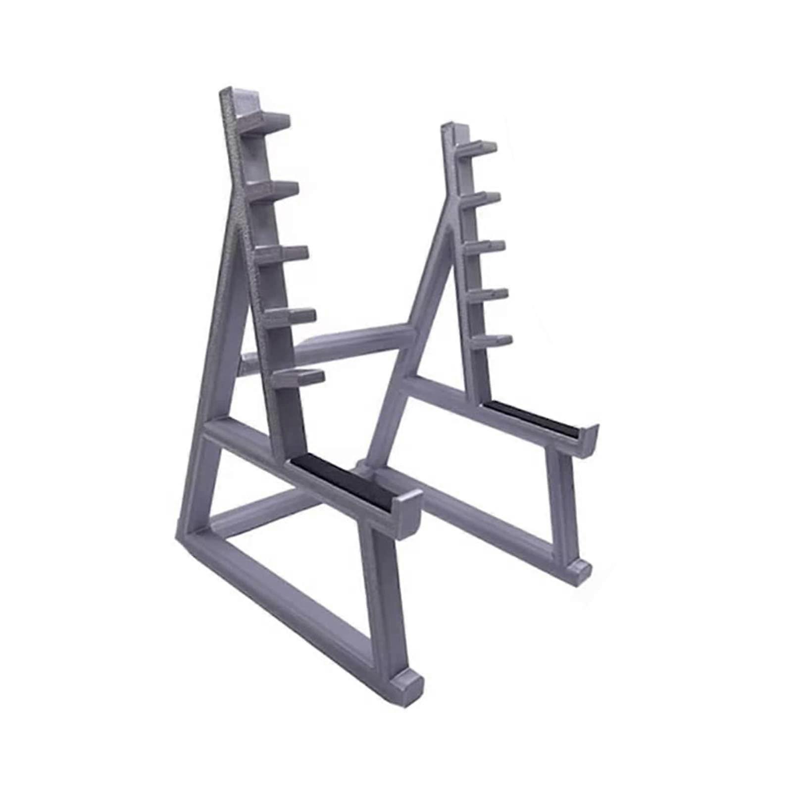 Pen Display Stand Plastic Barbell Squat Rack for Eyebrow Pencils and Make Up Brushes for School and Office Use