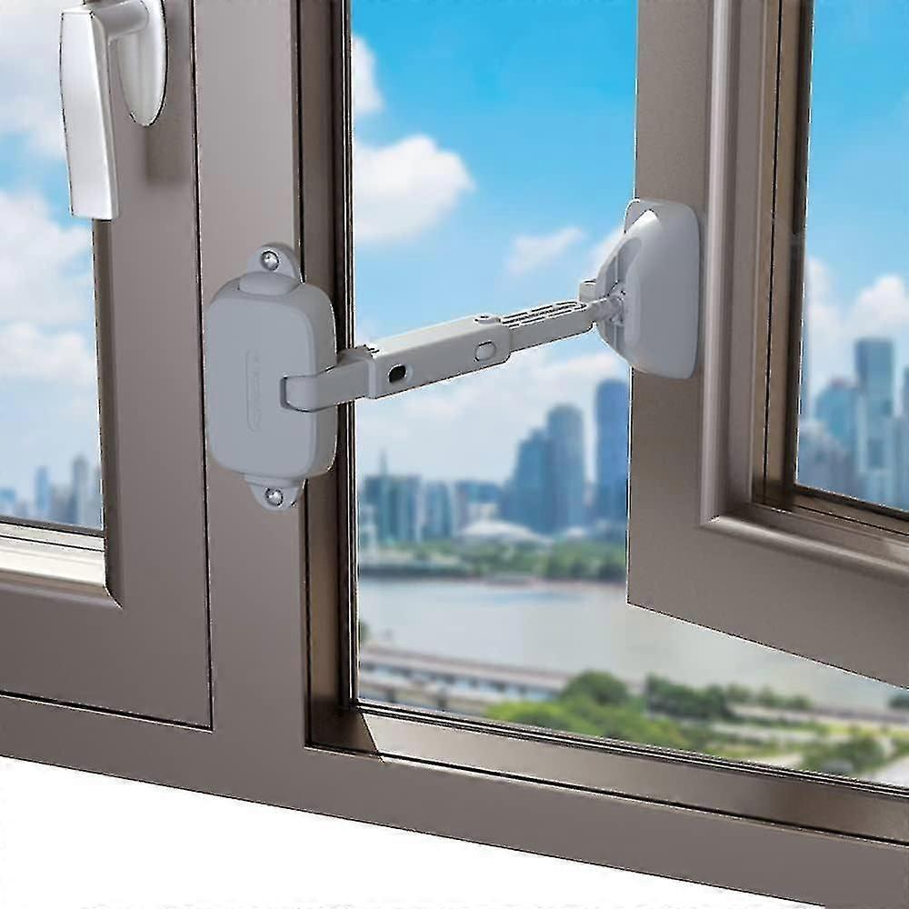 Metal Window Frames, Baby Safety UPVC Window Lock, Window Safety Locks for Toddlers & Pets, Easy to Install - q36