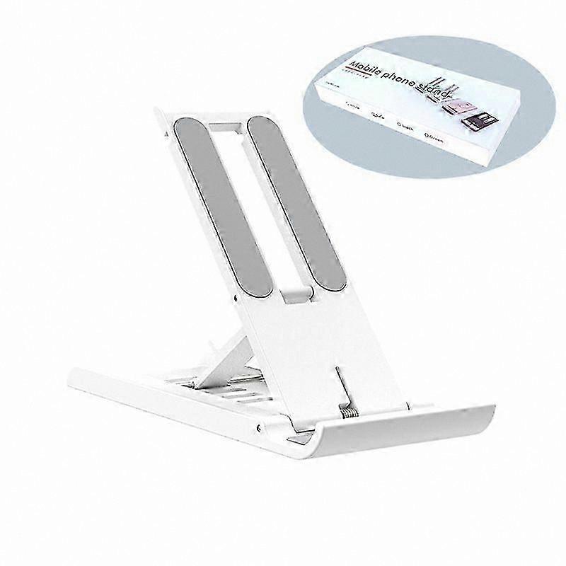 Adjustable Folding Phone Stand, Portable Tablet Holder with 6 Angle Options for Desk Use