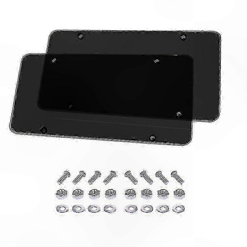 Transparent License Plate Cover to Block Unwanted Camera Captures