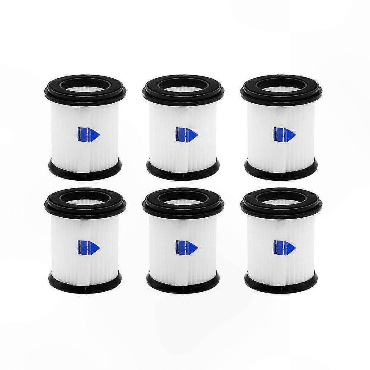 6-Pack HEPA and Mesh Filters for Cordless Vacuum Cleaner Models N5S S6T S6P Pro Replacement Parts