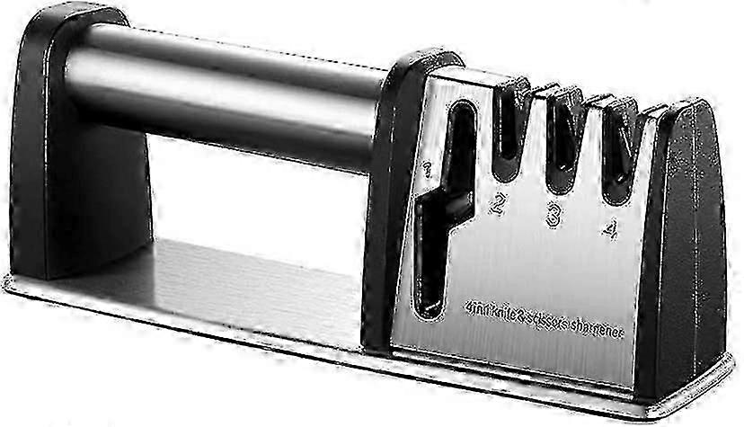 Professional Knife Sharpener, 4 In 1 Knife Sharpener With Diamond Coating And