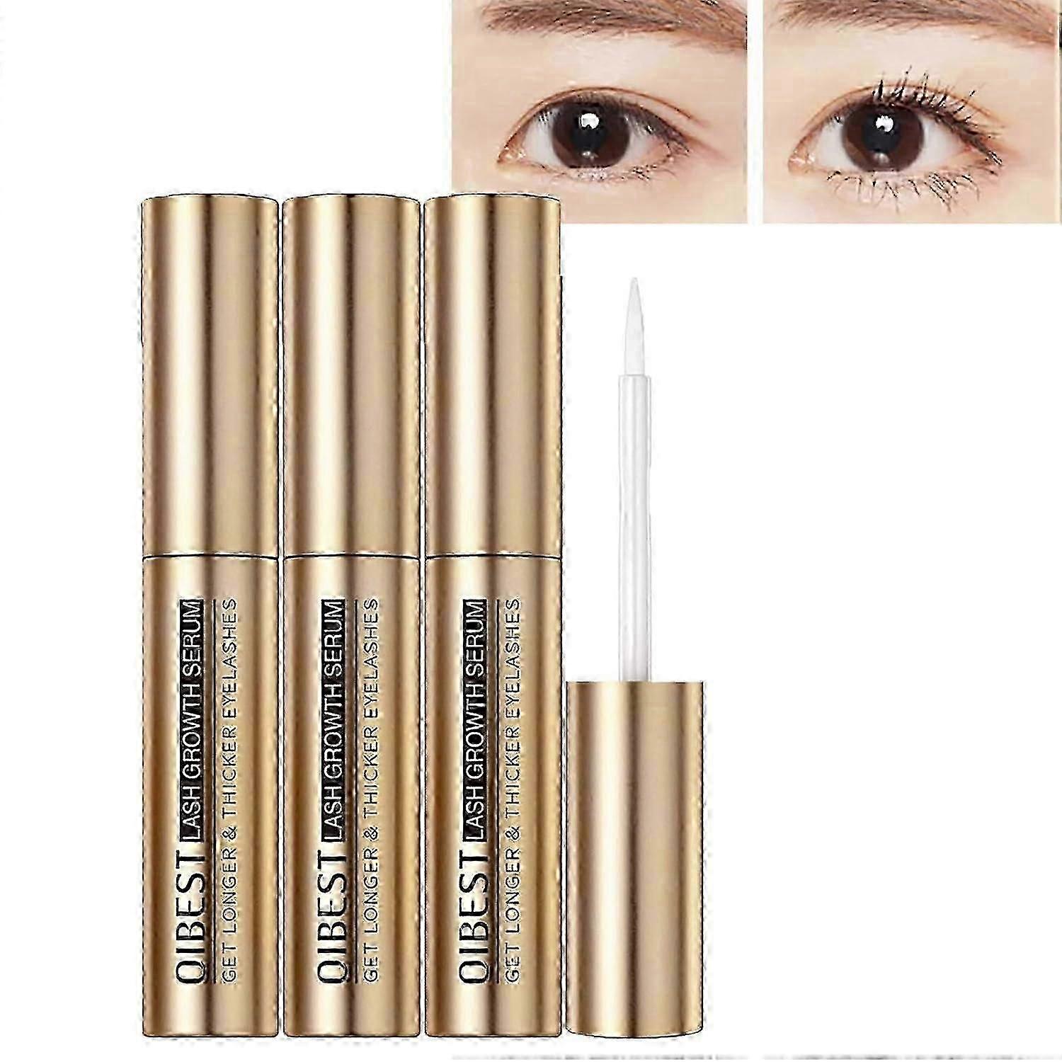 3.5g Eyelash Growth Serum - Natural Lash Enhancer for Longer, Thicker Lashes & Brows - Fast Results in 3-4 Weeks