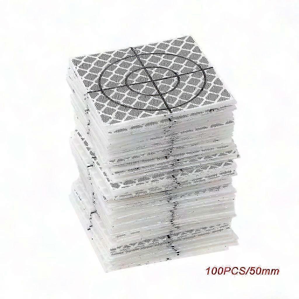 100 Pcs Reflector Sheet Reflective Tape for Target Total Station 20/30/40/50/60mm