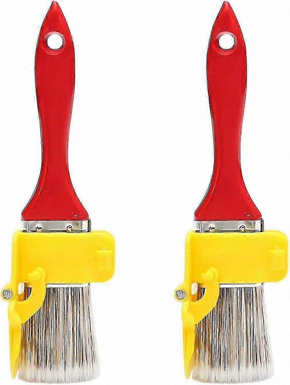 2-Pack Paint Edging Brushes for Precision Painting Tasks