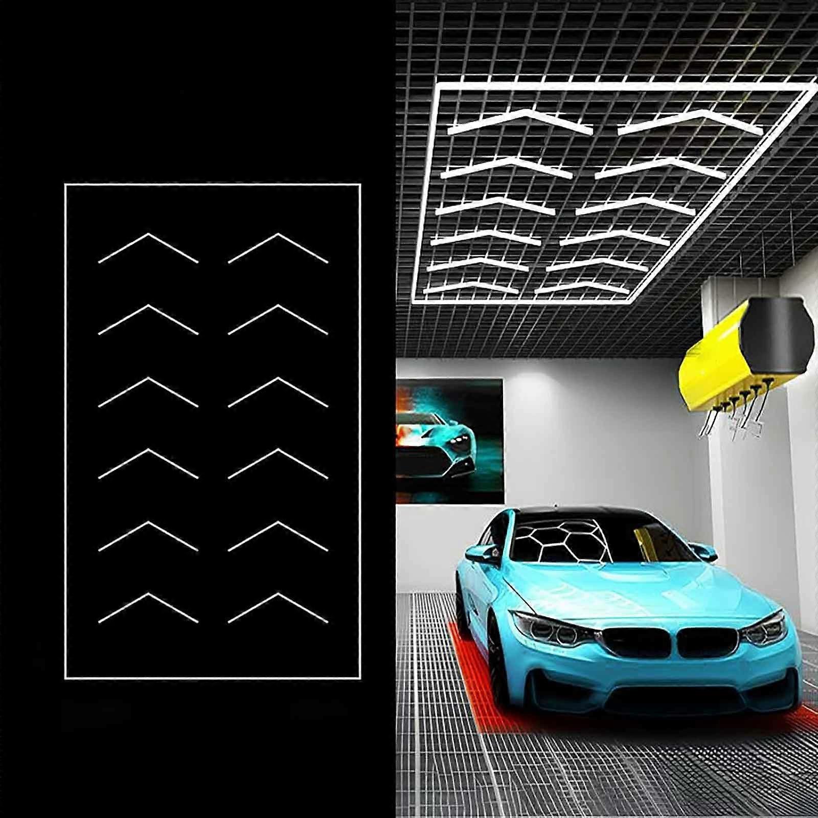 Arrow Shape LED Lighting,DIY Plugin car Garage Light,Ceiling Lights,Waterproof and Dustproof