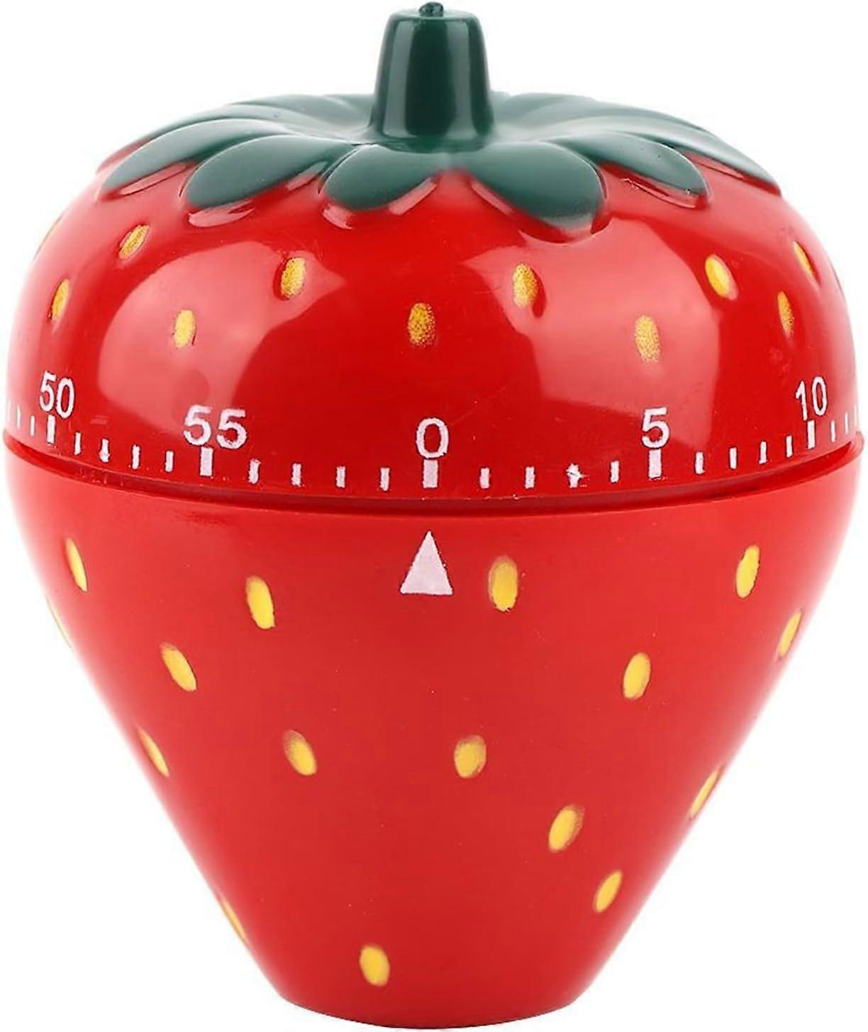 Kitchen Timer Strawberry-shaped, 60-minute kitchen timer