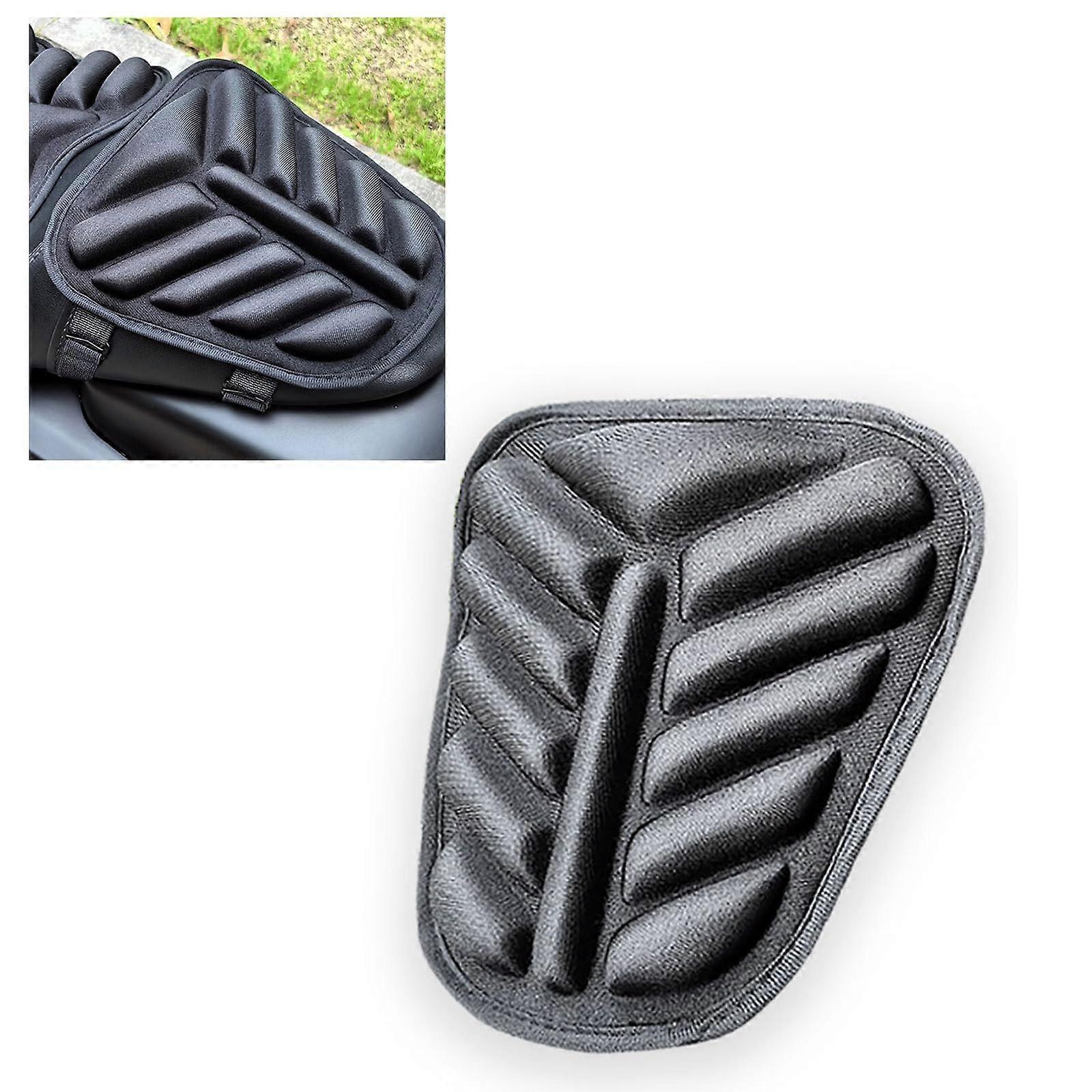 Motorcycle Seat Cushion for Benelli Caffe Nero 125 2011-2016, Breathable Shock Absorbing Front and Rear Rider Pad Set