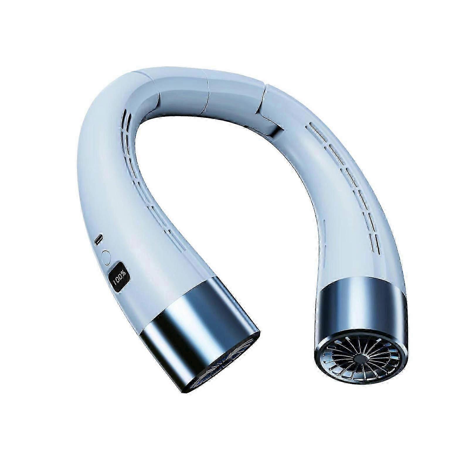 Foldable Portable Usb Mini Mini Fan Silent Leaf Less Hanging