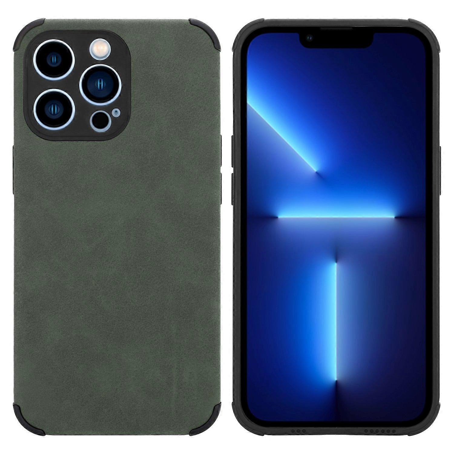 iPhone 12 PRO MAX Case TPU Protective Case - Matte Faux Leather