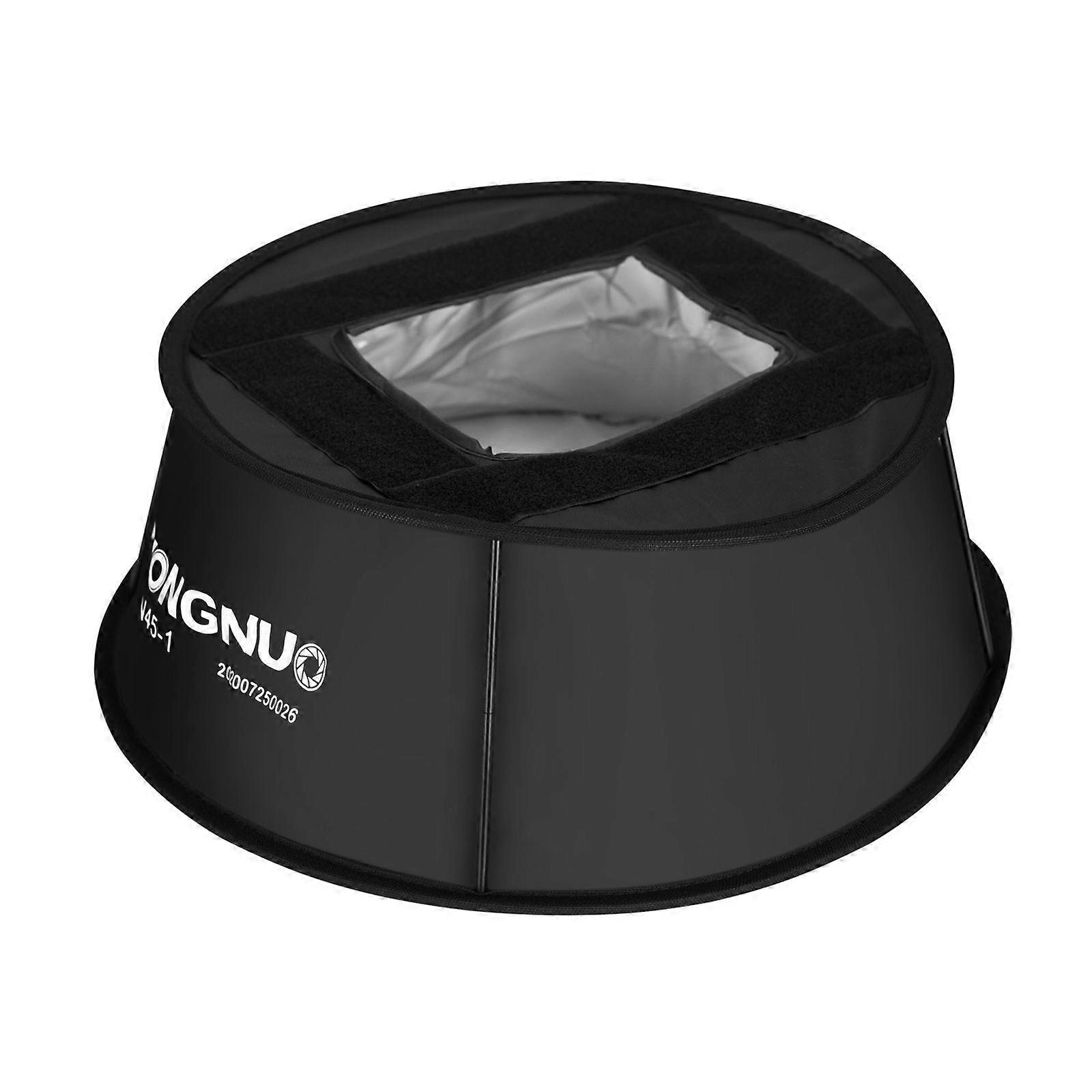 YONGNUO YN45-1 45cm/18in Round Softbox Diffuser Collapsible with Carrying Bag for YONGNUO YN300/YN300 II/ YN300 III/ YN300 IV LED Video Light