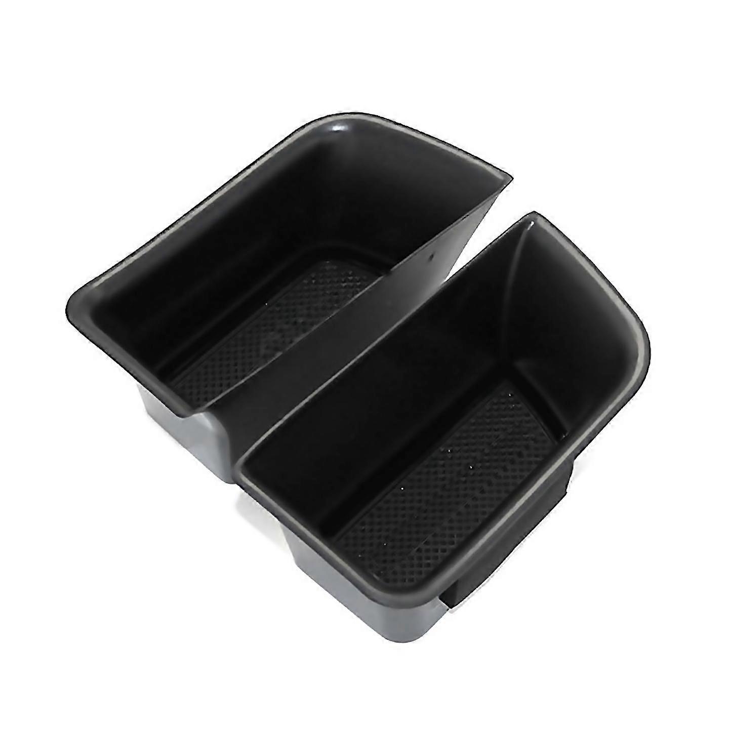 For 2pcs Car Front Door Holder Armrest Storage Box For