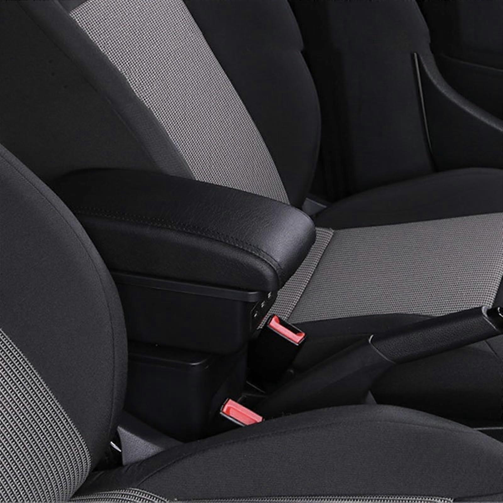 Car Armrest MINI Cooper Countryman R60 R56 R57 R58 R53 Armrest Box USB 3 Port Black