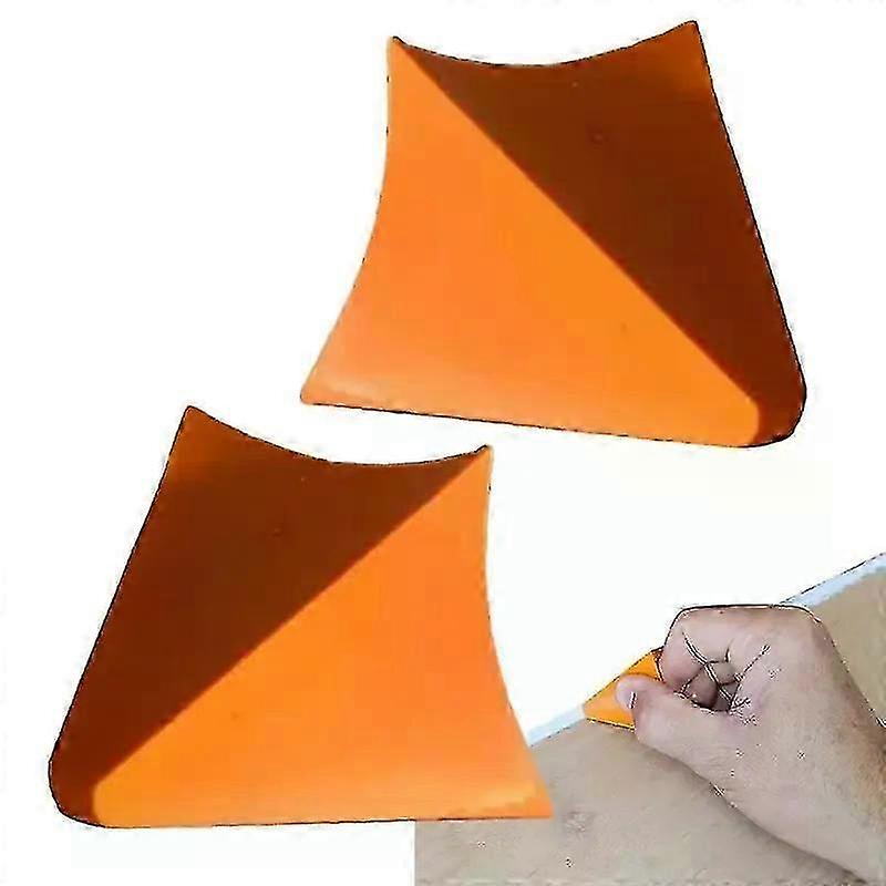 2pcs Silicone Caulking Scraper Caulk Removing Grout Finishing Silic...