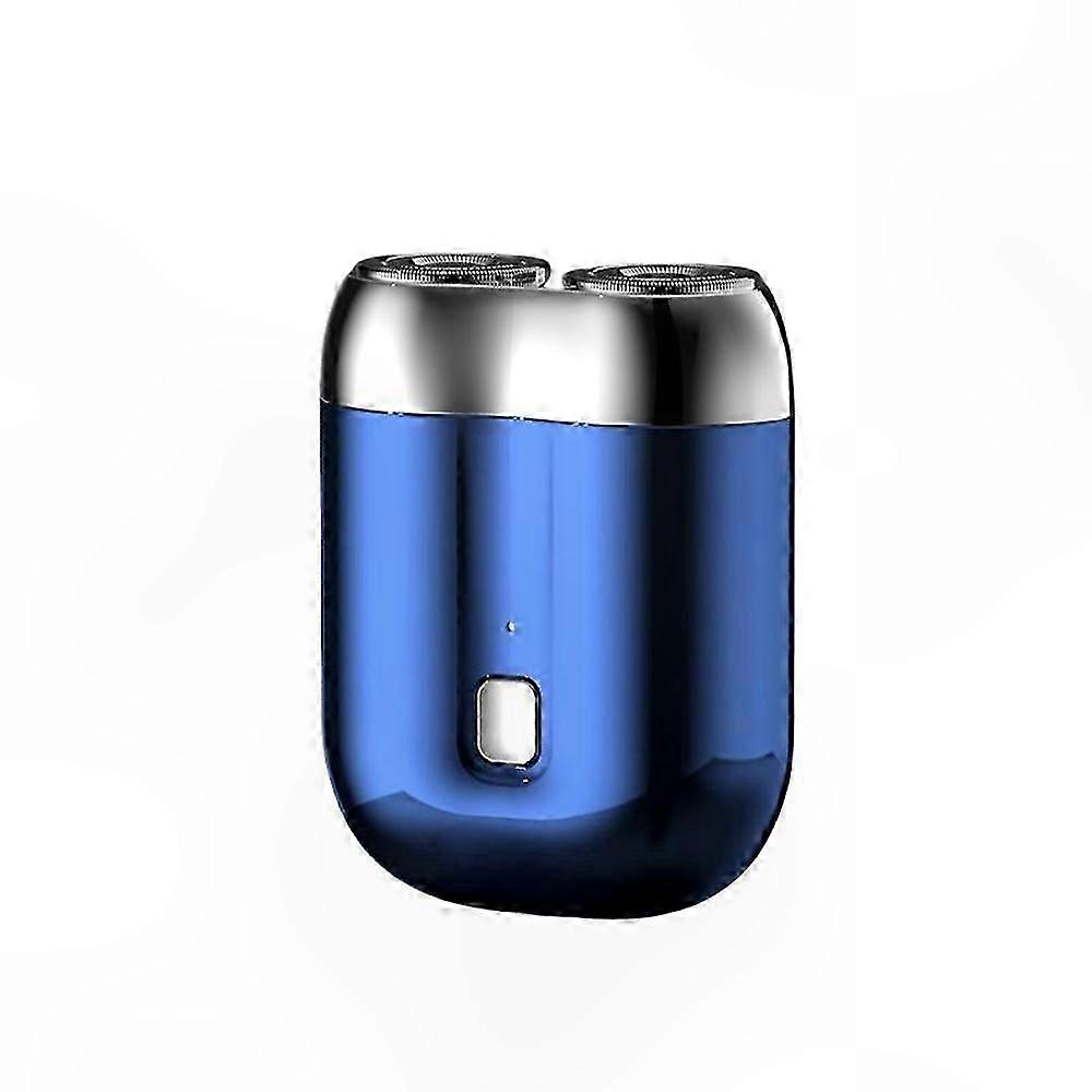 Compact Dual-Head Electric Shaver for Men and Women, Portable Travel-Friendly Grooming Tool with USB Charging Capability