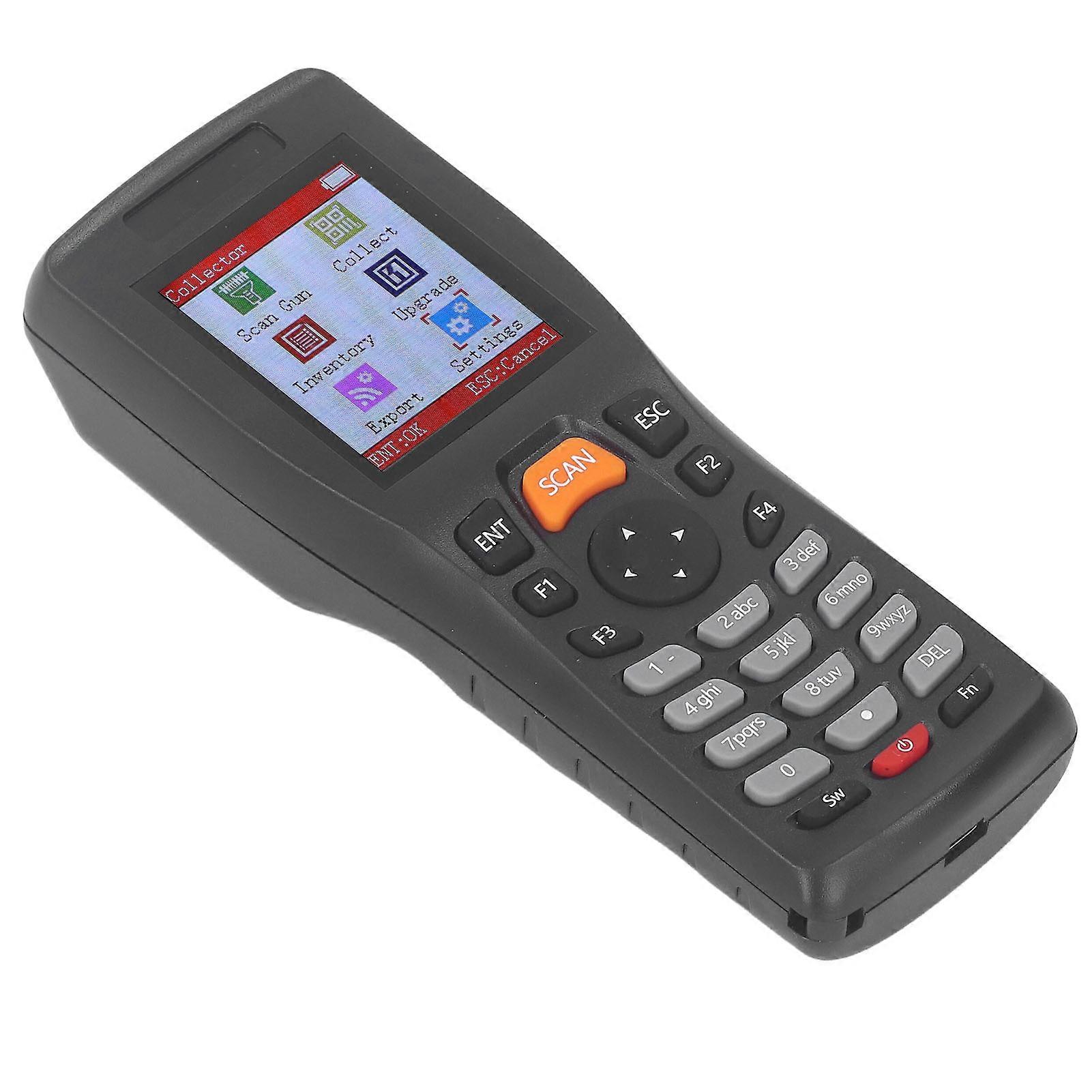 2D Wireless Barcode Scanner 2.4GHz 2.2" Color LCD 16MB Data