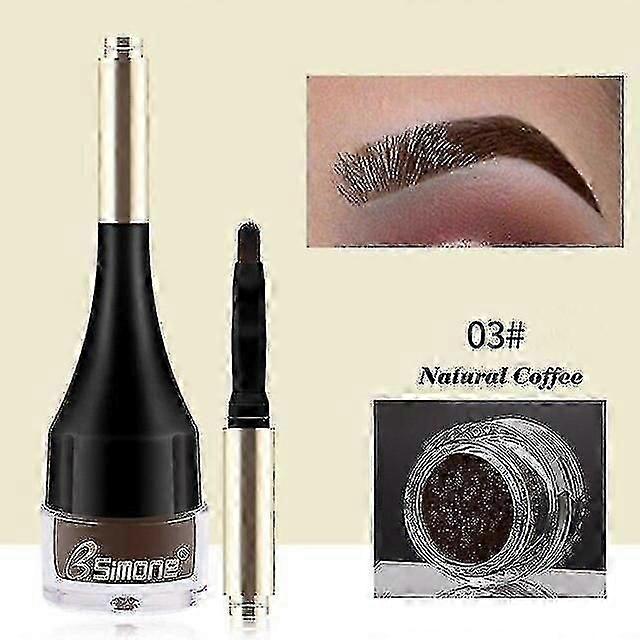 Eyebrow Enhancers 1pc Eyebrow Kit Brow Gel Waterproof Dyed Brow Professional Makeup Cosmetics 03 Natural Coffee