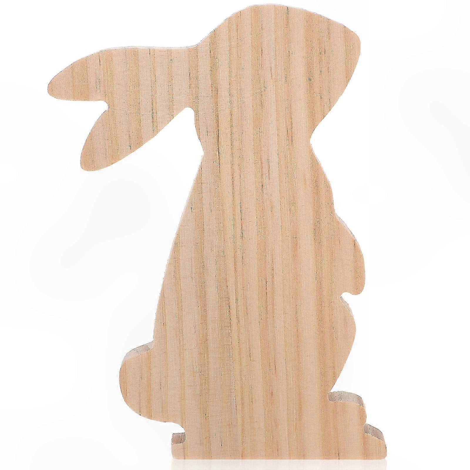Easter Wooden Bunny Cutouts Small Rabbit Shapes