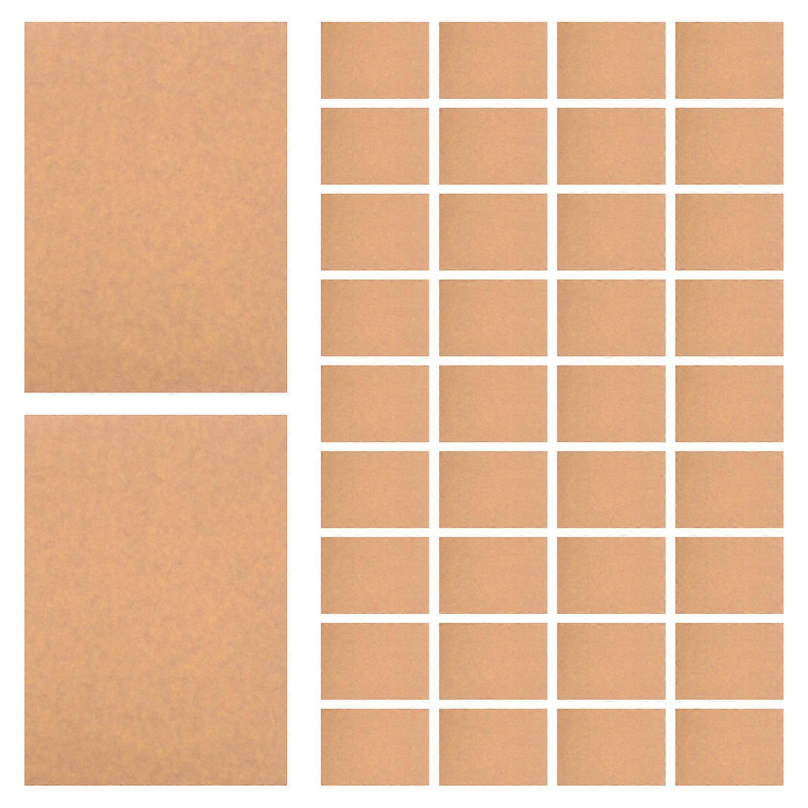 Printable Kraft Paper Stickers Labels for Home Use 50 Sheets Self-Adhesive