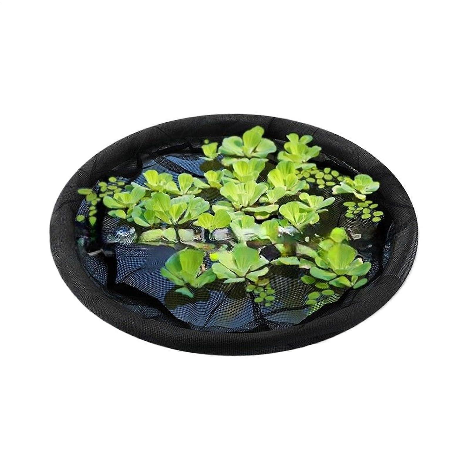 Floating Plant Corral Floating Flora Island Pond Netting Round Fish Tank Fence For Indoor Outdoor Aquarium Duckweed