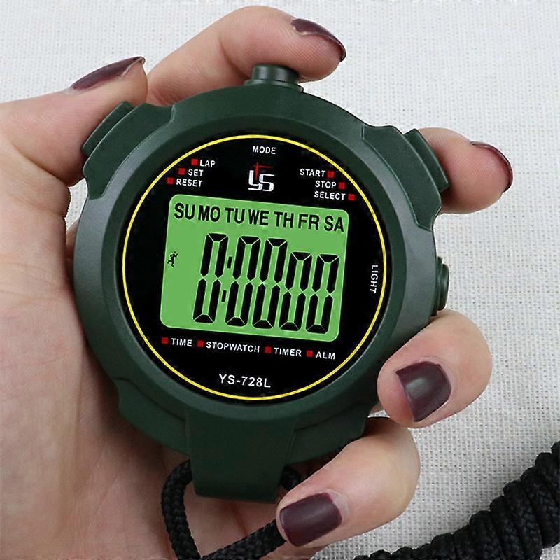 Silent Sports Stopwatch with Backlight, Digital Stopwatch, Sports ...