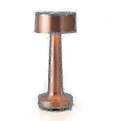 Touch Sensor Bar Rechargeable Table Lamps (rose Gold)