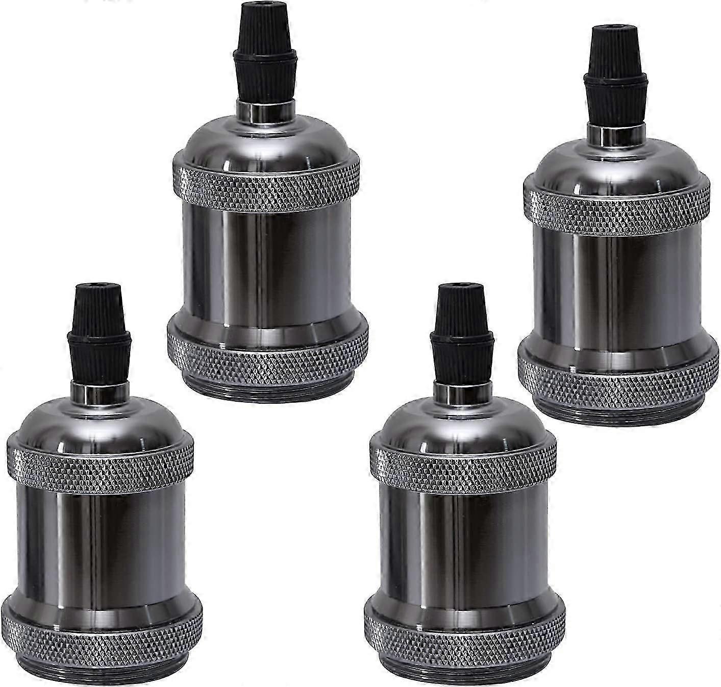 2025 Latest Model Vintage E27 Lamp Socket, Edison Retro Pendant Lamp, Solid Ceramic Adapter, 4