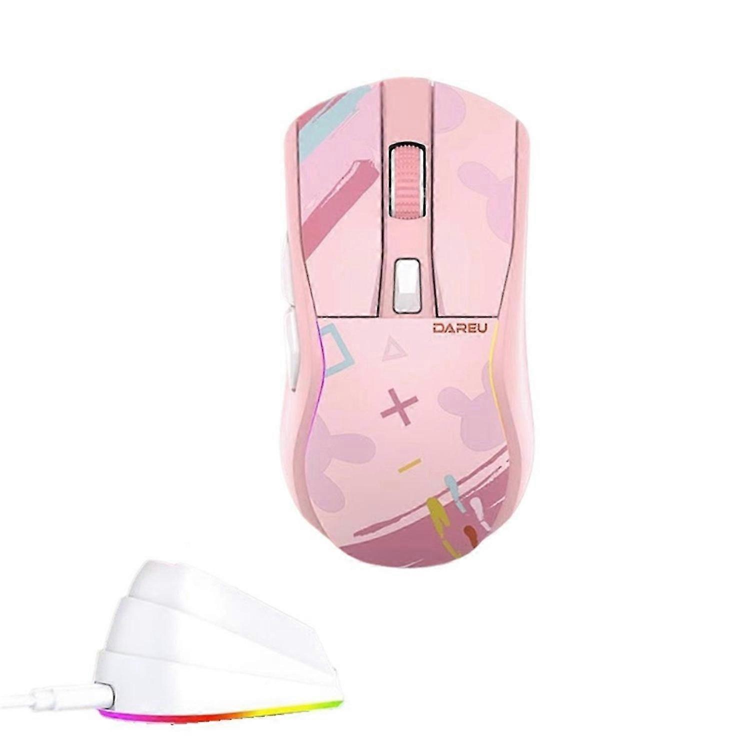 A950 Wireless Bluetooth E-Sports Gaming Mouse Pink