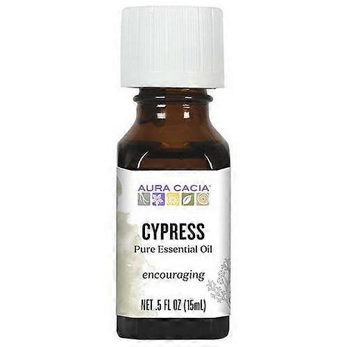 Aura Cacia Essential Oil Cypress ,(cypressus sempervirens) 0.5 Fl Oz (Pack of 1)