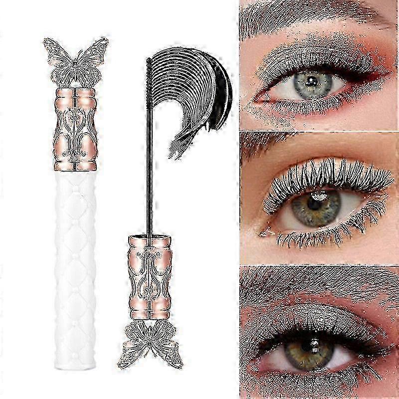 Fine Brush Black Mascara, For tiny and lower eyelashes, Small soft brush, No clumping, Waterproof, Sweat-Proof, All Day Exquisitely Full(1 )